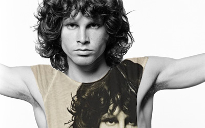 Nobody would know who Jim Morrison was if it weren't for the iconic photograph where he's wearing a Jim Morrison t-shirt.