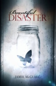 "Beautiful Disaster Book Cover"
