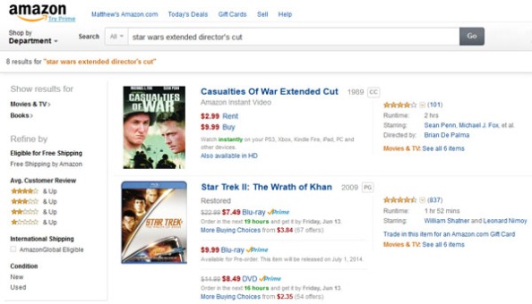 Even more embarrassing, Star Trek shows up on this search instead.
