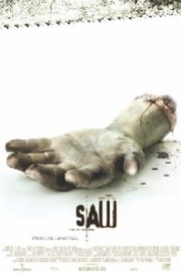 "saw movie poster"