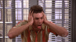 "Kramer freaking out"